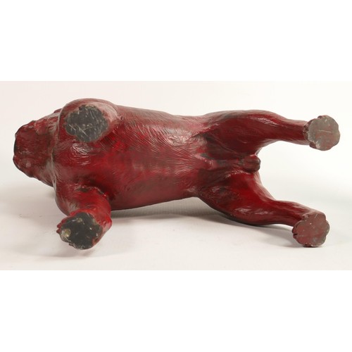 362 - North Light large resin figure of a standing Pug, height 31cm. This was removed from the archives of... 