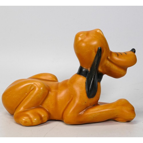 419 - Walt Disney by Wade Heath earthenware figure of Pluto,  17cm.