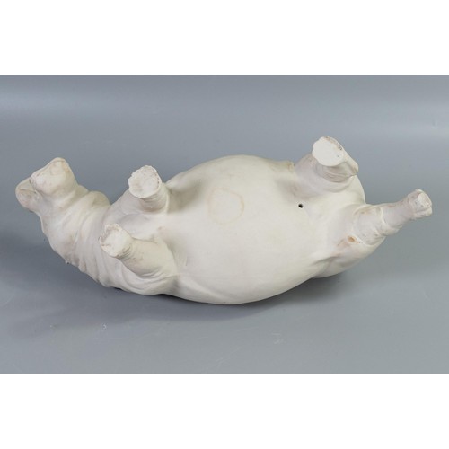 442 - Wade World of Survival bisque figure of a hippopotamus, height 11cm. one bottom tooth missing and so... 