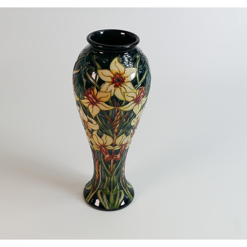 501 - Moorcroft floral vase designed by Rachel Bishop. Height 27.5cm, limited edition of 200 dated 2001. B... 