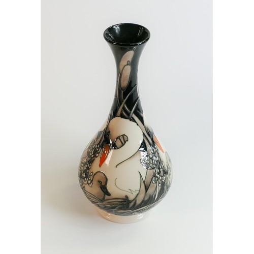 515 - Moorcroft boxed limited edition vase Mother & Daughter, dated 2012, height 31.5cm