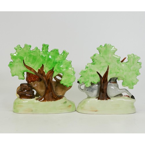 692 - Beswick pair of Staffordshire Lion 2093 and Unicorn 2094 figures. (2)