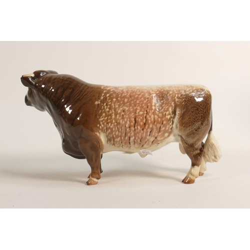 713 - Beswick Dairy Shorthorn Bull 1504(a/f - tiny chip to front foot)