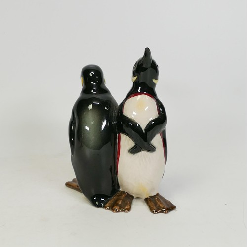 723 - Beswick pair of courting penguins 1015, crazing.