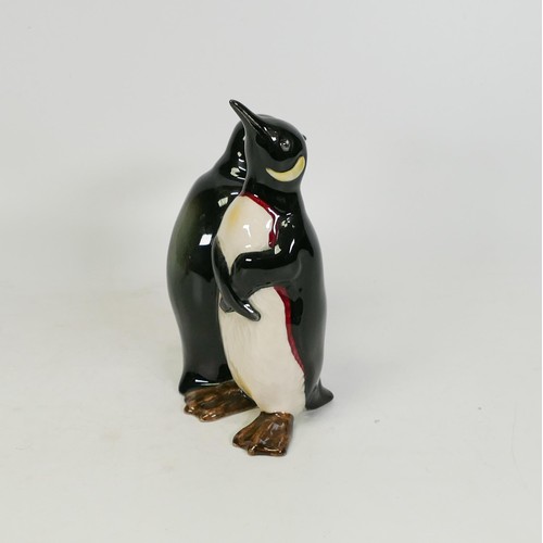 723 - Beswick pair of courting penguins 1015, crazing.