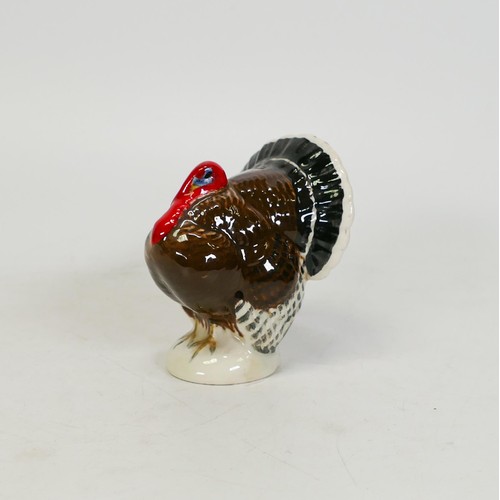 726 - Beswick model of a miniature bronze turkey 2067