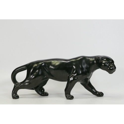 731 - Beswick black satin leopard 1082