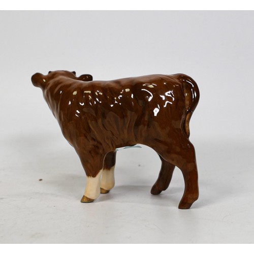 741 - Beswick Limousin calf 1827E, BCC backstamp 1998, boxed