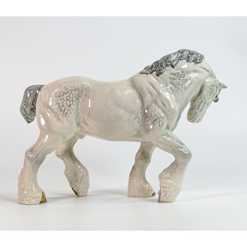 792 - Beswick action Shire horse grey 2578