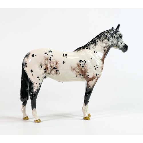 795 - Beswick Appaloosa Horse 1772, chip to tip of ear