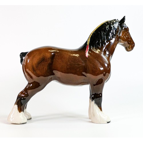 800 - Beswick brown gloss large heavy horse Burnham Beauty 2309