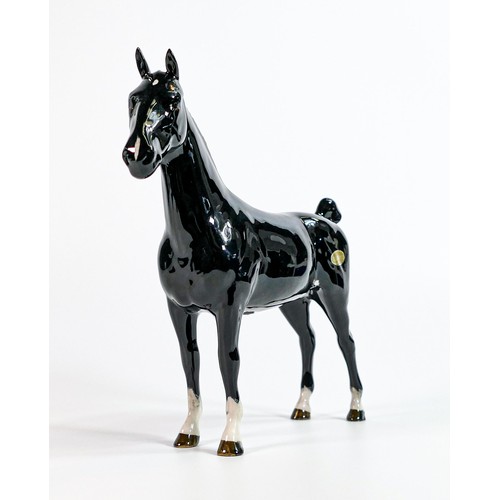 803 - Beswick Model of a Hackney pony in black gloss 1361