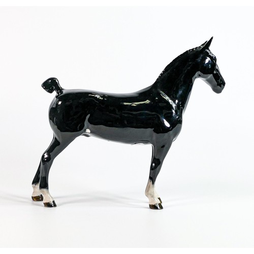 803 - Beswick Model of a Hackney pony in black gloss 1361