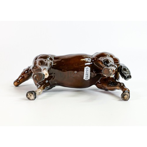 809 - Beswick Quarter horse 2186, brown gloss