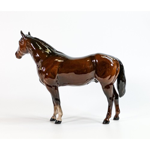 809 - Beswick Quarter horse 2186, brown gloss