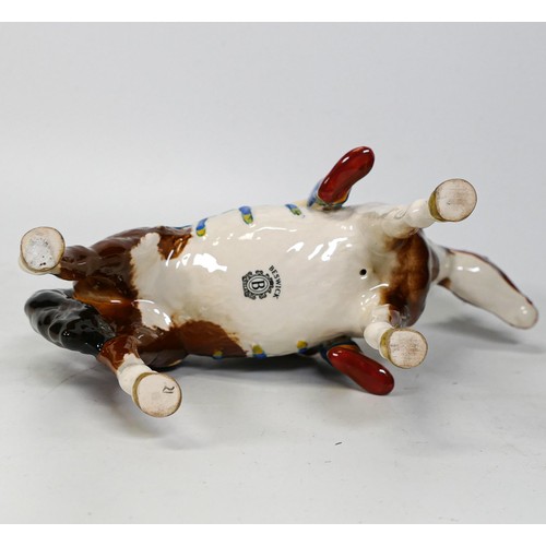 824 - Beswick Indian on Skewbald horse 1391