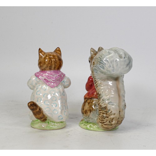 854 - Beswick Beatrix Potter BP2 figures Ribby & Timmy Tiptoes (2)