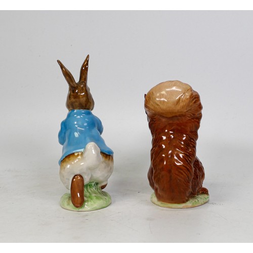 855 - Beswick Beatrix Potter BP2 figures Peter Rabbit & Squirrel Nutkin (2)