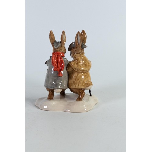 873 - Beswick Beatrix Potter Two Gentleman Rabbits, BP-11a, with box