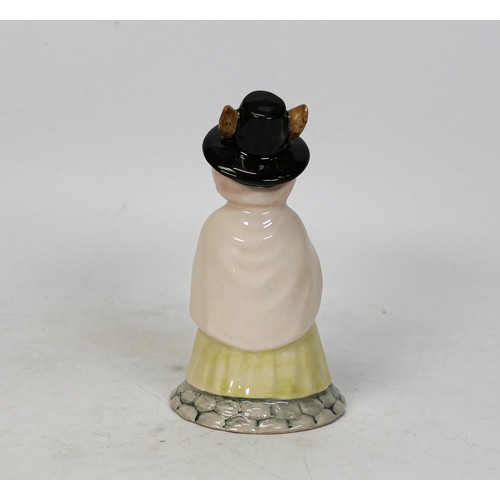 895 - Royal Doulton Bunnykins figure Welsh Lady DB172 in a white colourway