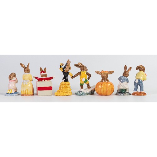 907 - Royal Doulton Bunnykins figures consisting of Goodnight, 60th Anniversary, Christmas Surprise, Flame... 