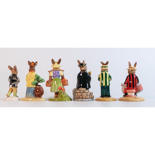 924 - Royal Doulton Bunnykins figures in exclusive numbered limited edition colourways to include Platinum... 