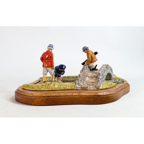 935 - Royal Doulton golfing tableau figure 