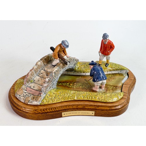 935 - Royal Doulton golfing tableau figure 