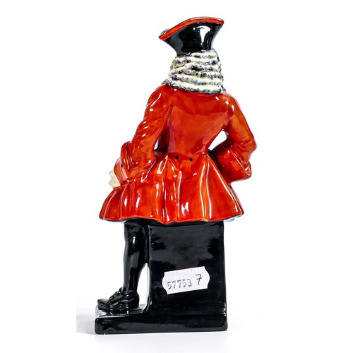 942 - Royal Doulton early figure Capt. Macheath HN464, impressed date for 1922, some minute nibbles to bas... 