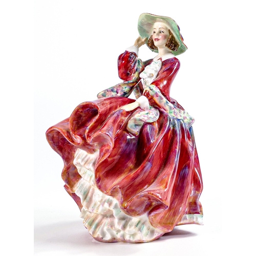 947 - Royal Doulton early figure Top O' the Hill HN1834 with blue highlights.