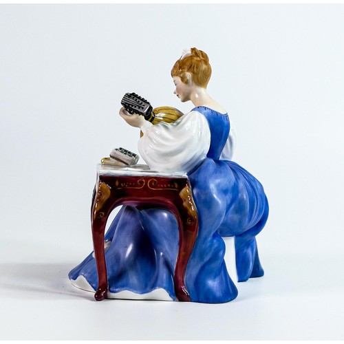 956 - Royal Doulton limited edition figurine Lute HN2431 from the Lady Musicians series. With certificate