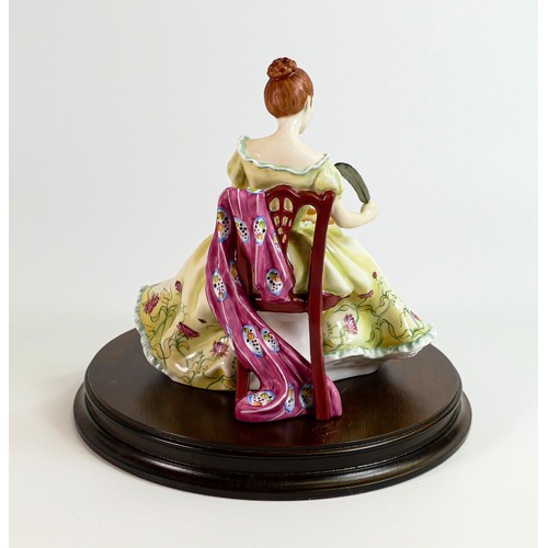 966 - Royal Doulton limited edition Gentle Arts figure - Writing HN3049 on plinth base, modelled by Paulin... 