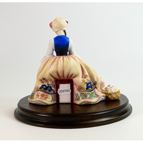 967 - Royal Doulton figure Spinning HN2390 from the Gentle Arts collection, limited edition with spinning ... 