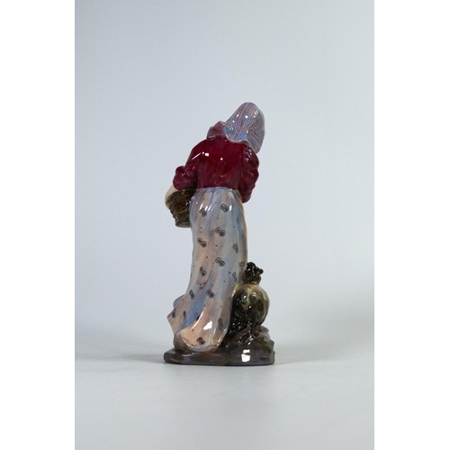 1014 - Royal Doulton early figure Fruit Gathering HN707, modelled as lady with basket of fruit with sheep, ... 