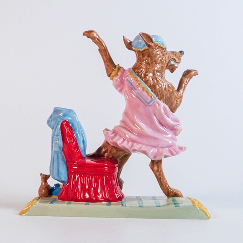 1017 - Royal Doulton prototype figure of The Big Bad Wolf from a proposed series of Classic Storybooks, but... 