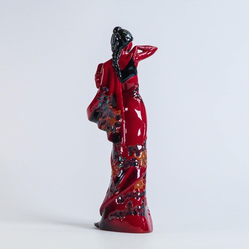 1023 - Royal Doulton Flambe figure of Eastern Grace HN3683, limited edition of 2500, 31cm height