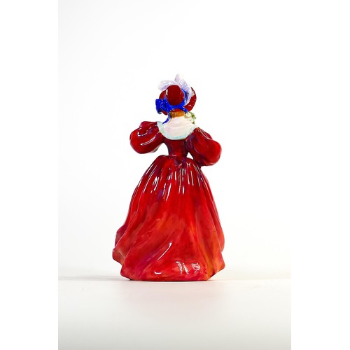 1032 - Royal Doulton early figure Marguerite HN1946, in red colourway, impressed date for 1940.