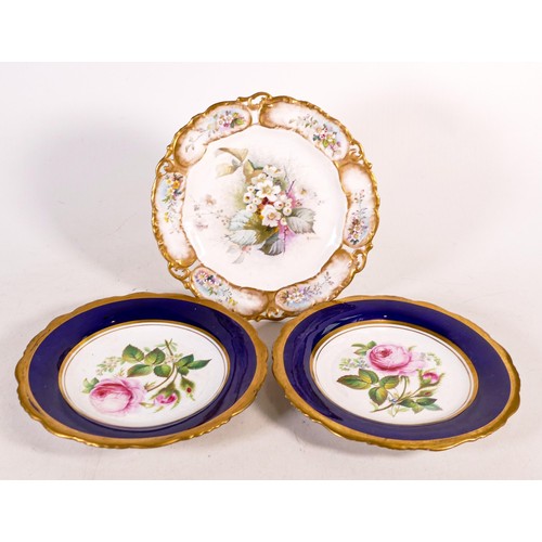 1105 - A collection of handpainted items by Doulton artist Ralph Arthur Dean, including Doulton Burslem flo... 