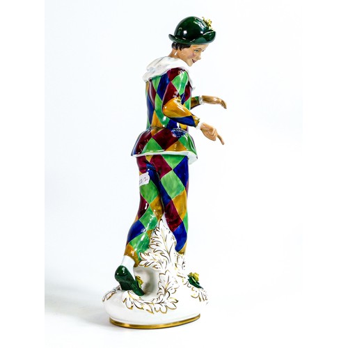 1107 - Royal Doulton prestige figure Harlequin HN2737