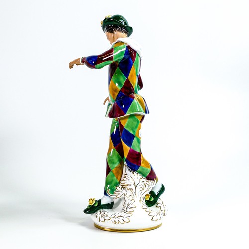 1107 - Royal Doulton prestige figure Harlequin HN2737