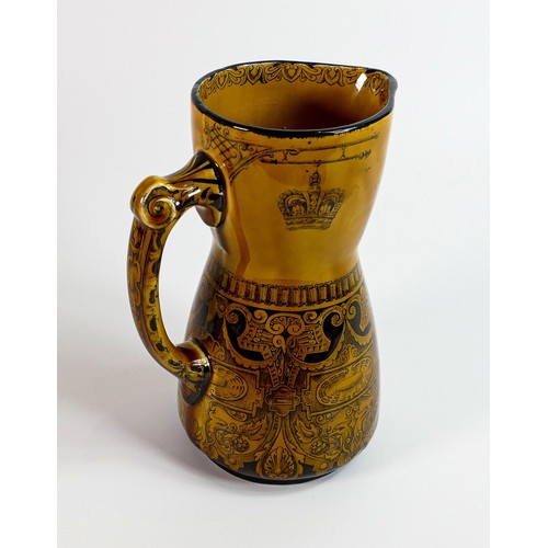 1143 - Doulton Burslem Jacobean jug, h.21.5cm.