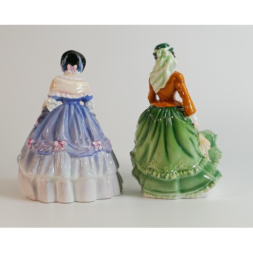 1158 - Royal Doulton lady figures, Nicole HN4112 together with Alice HN3368 (2)