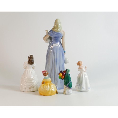 1159 - Royal Doulton figures to include 'Water Maiden' HN3155, 'Catherine' HN3044, 'Birthday Girl' HN3423, ... 