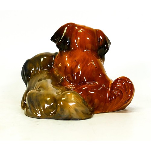 1195 - Royal Doulton double Pekingese dog figure HN927