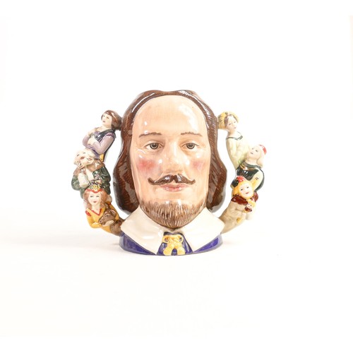 1270 - Royal Doulton large two handled character jug William Shakespeare D6933 limited edition with cert