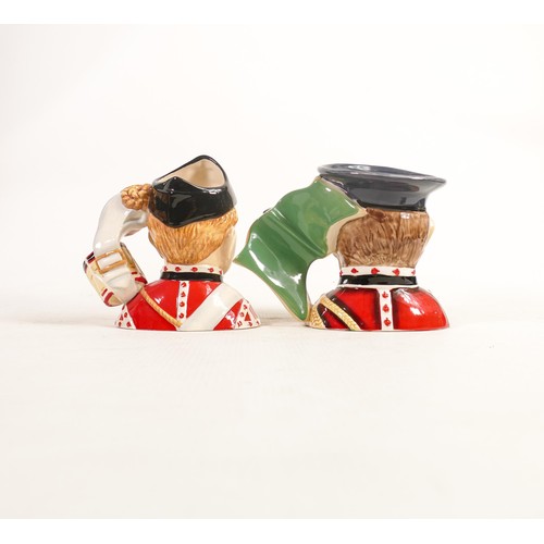 1284 - Royal Doulton intermediate character North Staffordshire drummer boy D7211 & Fife player D7217, coll... 