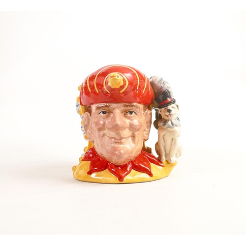 1291 - Royal Doulton large double sided character jug Punch & Judy D6946 limited edition with certificate.