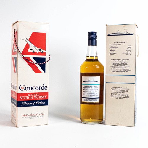 1397 - Concorde blended Scotch Whisky produced by Arthur Bell & Sons Ltd. Customs Stock No.10. 13 1/3 Fl.oz... 