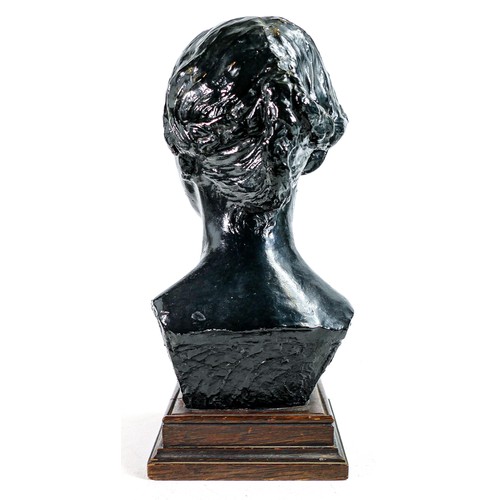 1455 - Large 20th century plaster bust, height 37cm