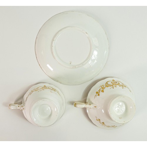 1473 - 19th century Coalport True trio pattern No.4/371 (3)